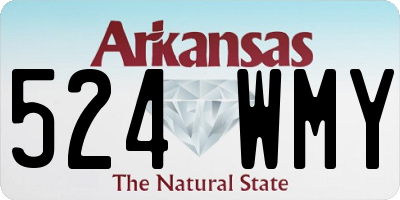 AR license plate 524WMY