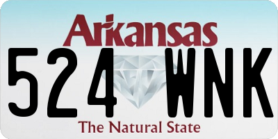 AR license plate 524WNK