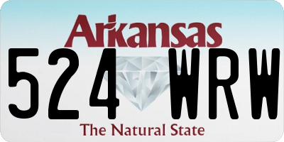 AR license plate 524WRW