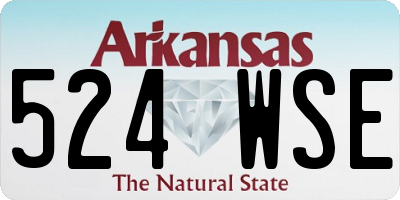 AR license plate 524WSE