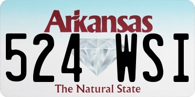 AR license plate 524WSI