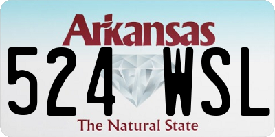 AR license plate 524WSL