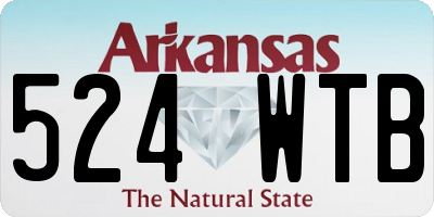 AR license plate 524WTB