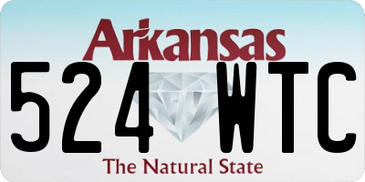 AR license plate 524WTC