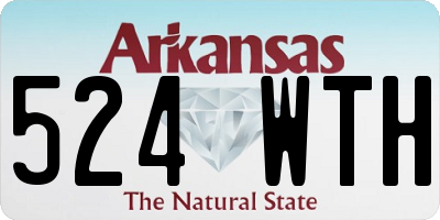AR license plate 524WTH