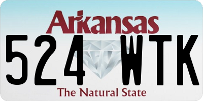 AR license plate 524WTK