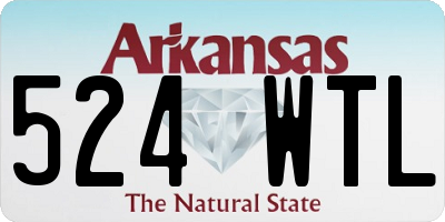 AR license plate 524WTL