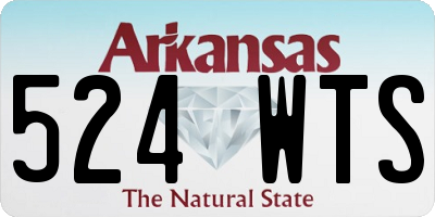 AR license plate 524WTS