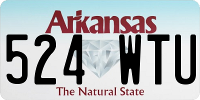 AR license plate 524WTU