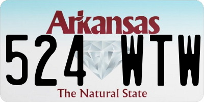 AR license plate 524WTW