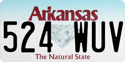 AR license plate 524WUV