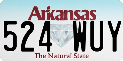 AR license plate 524WUY