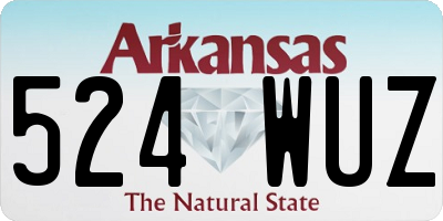 AR license plate 524WUZ