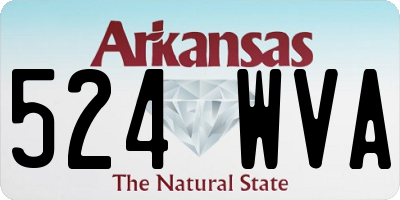 AR license plate 524WVA