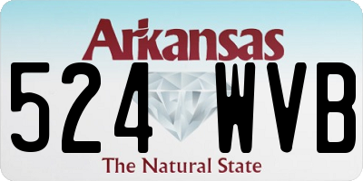 AR license plate 524WVB