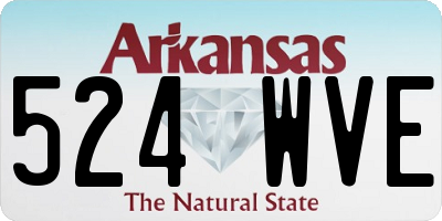 AR license plate 524WVE