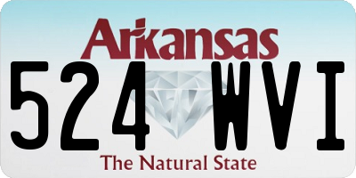 AR license plate 524WVI