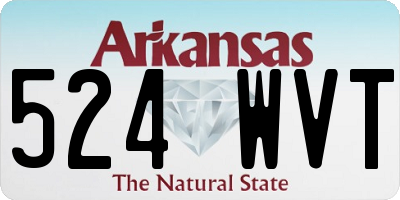 AR license plate 524WVT