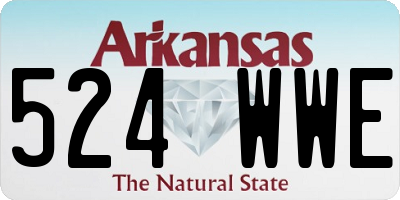 AR license plate 524WWE