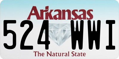 AR license plate 524WWI