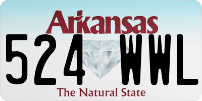 AR license plate 524WWL