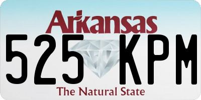 AR license plate 525KPM