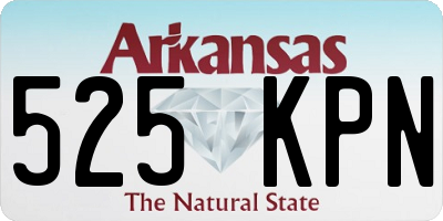 AR license plate 525KPN