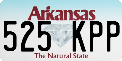 AR license plate 525KPP