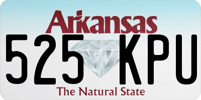 AR license plate 525KPU