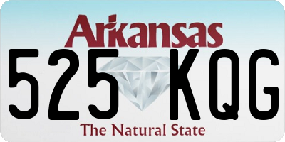 AR license plate 525KQG