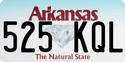 AR license plate 525KQL