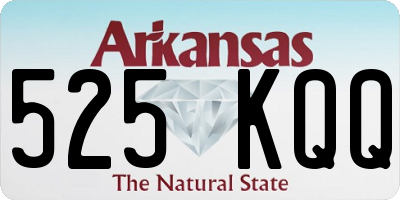 AR license plate 525KQQ