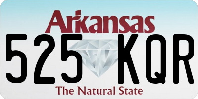 AR license plate 525KQR