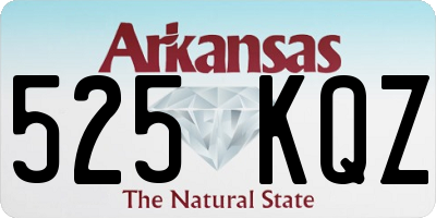 AR license plate 525KQZ