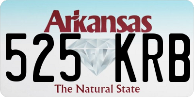 AR license plate 525KRB