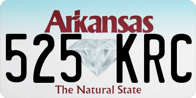 AR license plate 525KRC