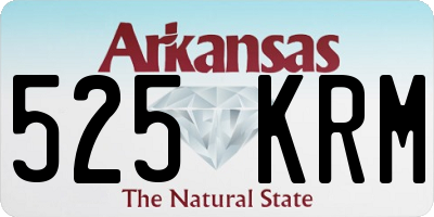 AR license plate 525KRM