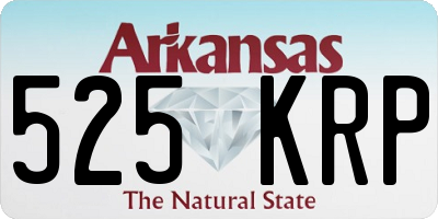 AR license plate 525KRP
