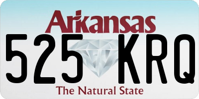 AR license plate 525KRQ