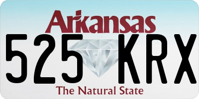 AR license plate 525KRX