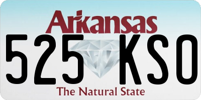 AR license plate 525KSO