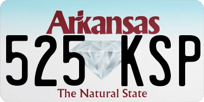 AR license plate 525KSP