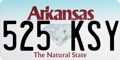 AR license plate 525KSY
