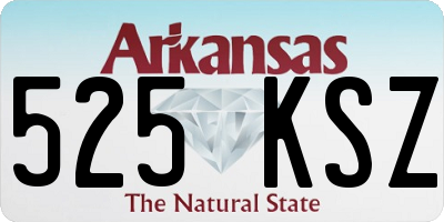 AR license plate 525KSZ