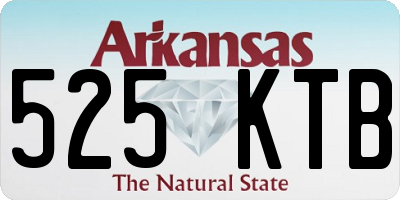 AR license plate 525KTB