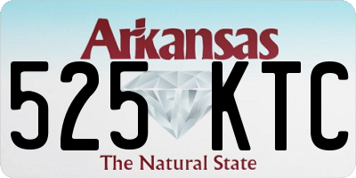 AR license plate 525KTC