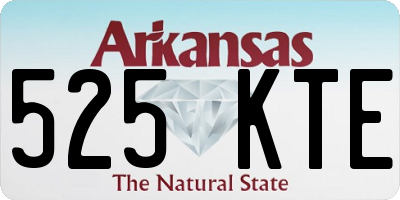 AR license plate 525KTE