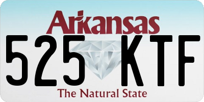AR license plate 525KTF