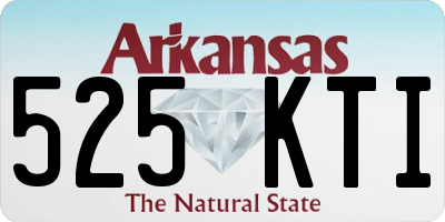 AR license plate 525KTI