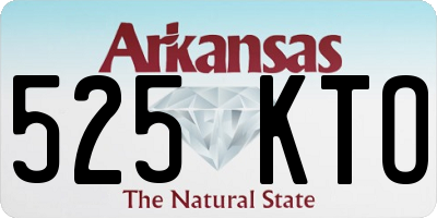 AR license plate 525KTO